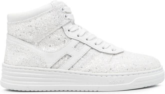 Hogan H630 glitter sneakers White