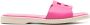 Hogan H638 flat leather sandals Pink - Thumbnail 1
