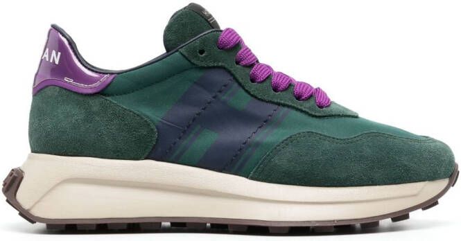 Hogan H641 lace-up trainers Green