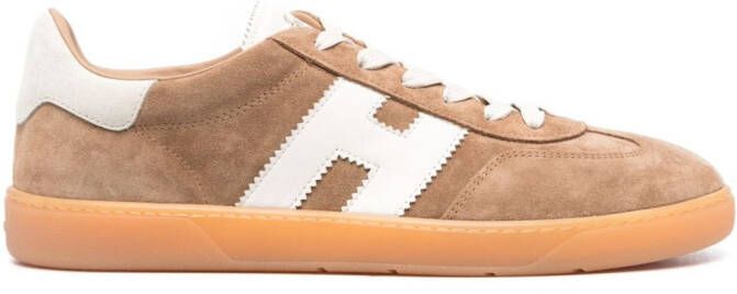 Hogan H647 lace-up suede sneakers Neutrals