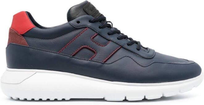 Hogan Interactive 3 leather sneakers Blue