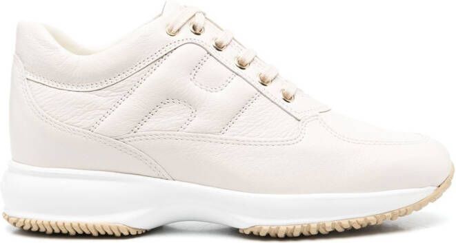 Hogan Interactive lace-up sneakers Neutrals