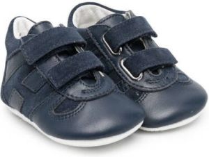 Hogan Kids Olimpia touch-strap trainers Blue