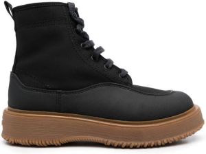Hogan lace-up ankle boots Black