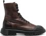 Hogan lace-up ankle boots Brown - Thumbnail 1