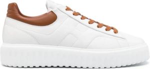 Hogan lace-up leather sneakers White