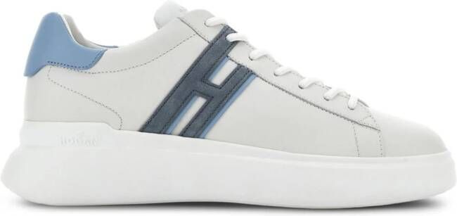 Hogan lace-up leather sneakers White