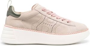 Hogan low-top lace-up sneakers Neutrals