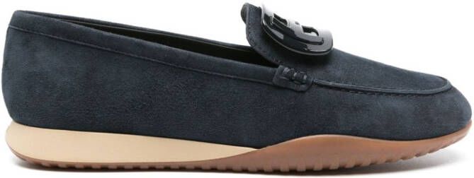 Hogan Olympia leather loafers Blue