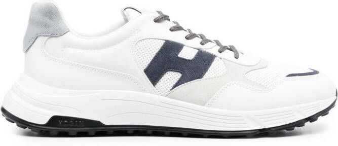 Hogan panelled low top sneakers White