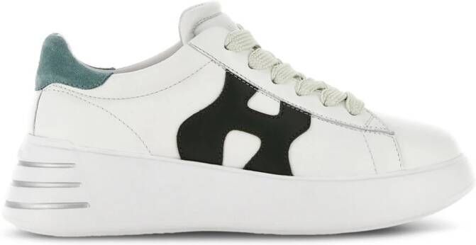 Hogan Rebel lace-up suede sneakers White