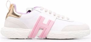 Hogan sid elogo-patch sneakers White