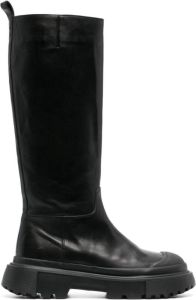 Hogan Stivale leather boots Black