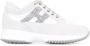 Hogan studded logo lace up sneakers White - Thumbnail 1