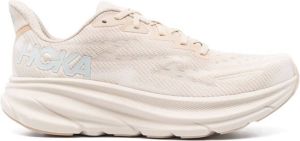 Hoka One Clifton 9 low-top running sneakers Neutrals