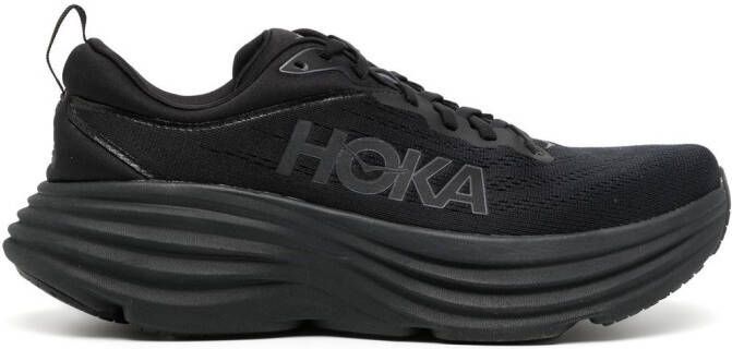 HOKA logo-patch low-top sneakers Black