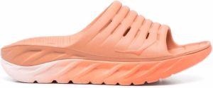 Hoka One Ora Recovery slides Orange