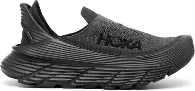 HOKA Restore TC slip-on sneakers Black