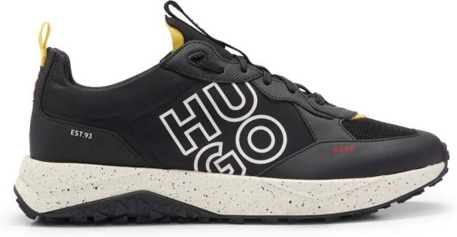 HUGO Kane logo-print sneakers Black