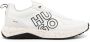 HUGO logo-print faux-leather sneakers White - Thumbnail 1