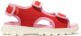 Hunter Kids logo-appliqué touch-strap sandals Red - Thumbnail 1