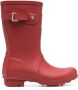 Hunter logo-patch detail boots Red - Thumbnail 1