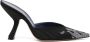 Iindaco Carmen 95mm crystal-embellished mules Black - Thumbnail 1