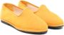 Il Gufo almond-toe suede slippers Yellow - Thumbnail 1