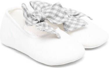 Il Gufo bow-detail pre-walkers White