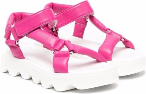 Il Gufo chunky open-toe sandals Pink