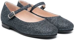 Il Gufo glitter ballerina shoes Blue