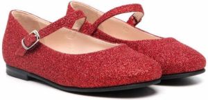 Il Gufo glittered ballerina shoes
