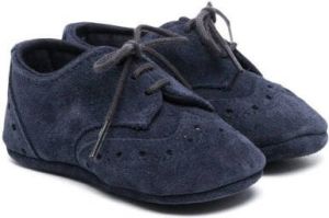Il Gufo lace-up pre-walker shoes Blue