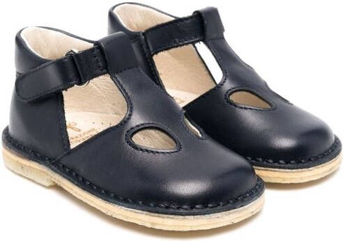 Il Gufo leather cut-out sandals Blue