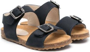 Il Gufo open-toe leather sandals Blue