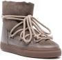 Inuikii Classic suede lace-up boots Neutrals - Thumbnail 1