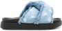 Inuikii frayed-detail sandals Blue - Thumbnail 1