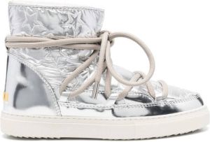 Inuikii metallic-effect ski boots Silver
