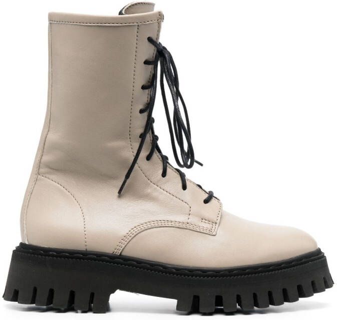 IRO Kosmic leather boots Neutrals