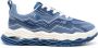 IRO Wave lace-up denim sneakers Blue - Thumbnail 1