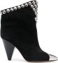 ISABEL MARANT 100mm studded suede boots Black - Thumbnail 1