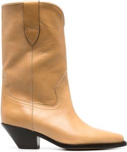Isabel Marant 60mm Dahope leather boots Brown
