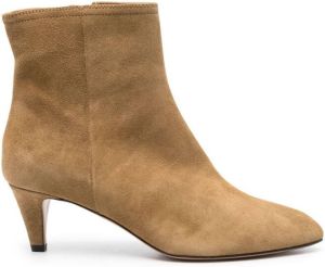 Isabel Marant 65mm suede ankle boots Brown