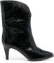 ISABEL MARANT 70mm leather boots Black - Thumbnail 1