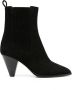 ISABEL MARANT 75mm suede pointed-toe boots Black - Thumbnail 1