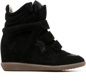 Isabel Marant 80mm Bekett touch-strap sneakers Black