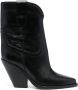 ISABEL MARANT Leyane 90mm leather boots Black - Thumbnail 1