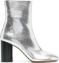 ISABEL MARANT 90mm leather boots Silver - Thumbnail 1