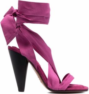 Isabel Marant ankle-wrap sandals Pink