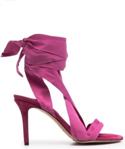 Isabel Marant Arieli 95mm wrap-tie sandals Pink